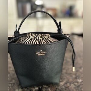 Kate Spade Black Mini Bag with Gold Hardware